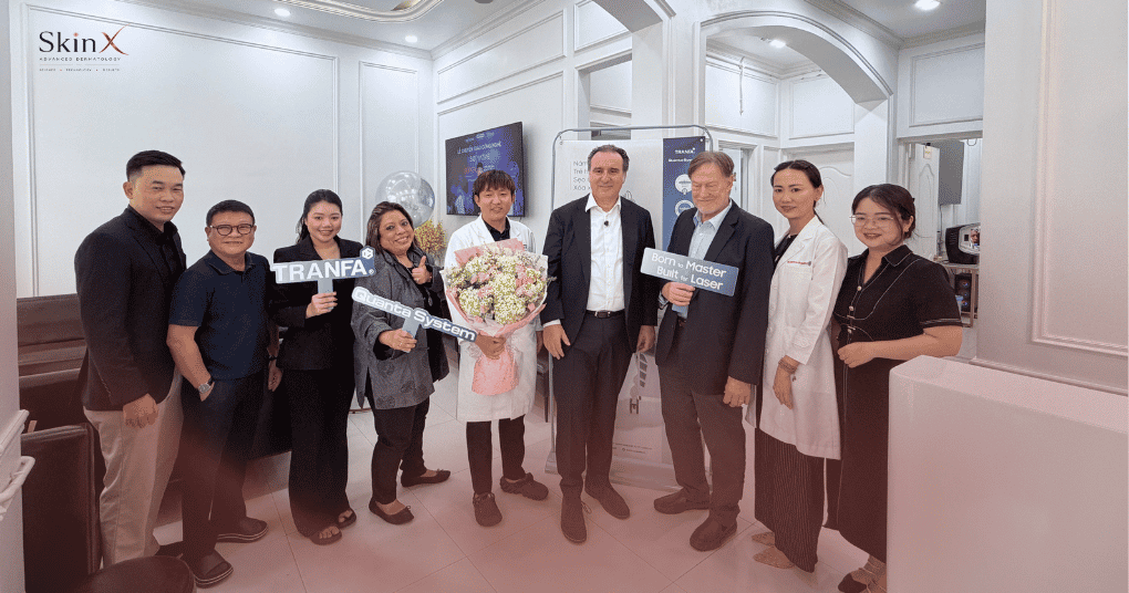 Kết nối chuyên gia quốc tế: SKINX và Tranfa trong buổi gặp gỡ Giáo sư Nicola Zerbinati